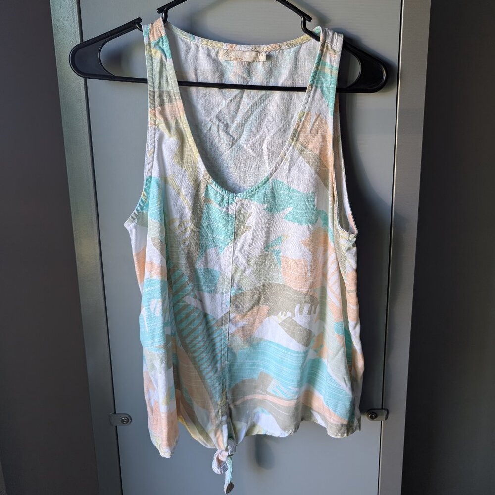 Prana tie tank multi colored
